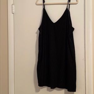 Wild Fable ribbed velvet dress